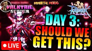 DAY 3 IS IT TIME TO GET THE GUNDAM COSTUME - RAGNAROK NEW WORLD