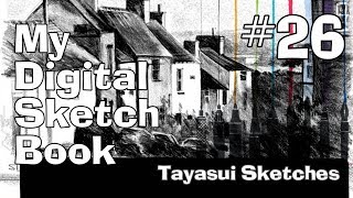 How to create a  canvas in Portrait ratio and sketching in Tayasui - My digital sketchbook #26 screenshot 4