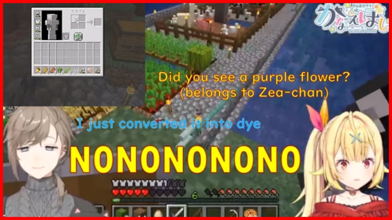 (Eng Sub) Kanae and Hoshikawa vandalise Zea-chan's house [Nijisanji/Kanaeboshi]