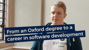 From Computer Science at Oxford to a career in software development