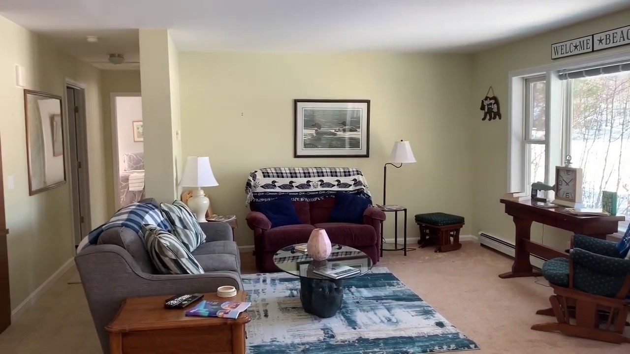 Moose Pond Denmark Maine Lakefront Home Vacation Rental YouTube