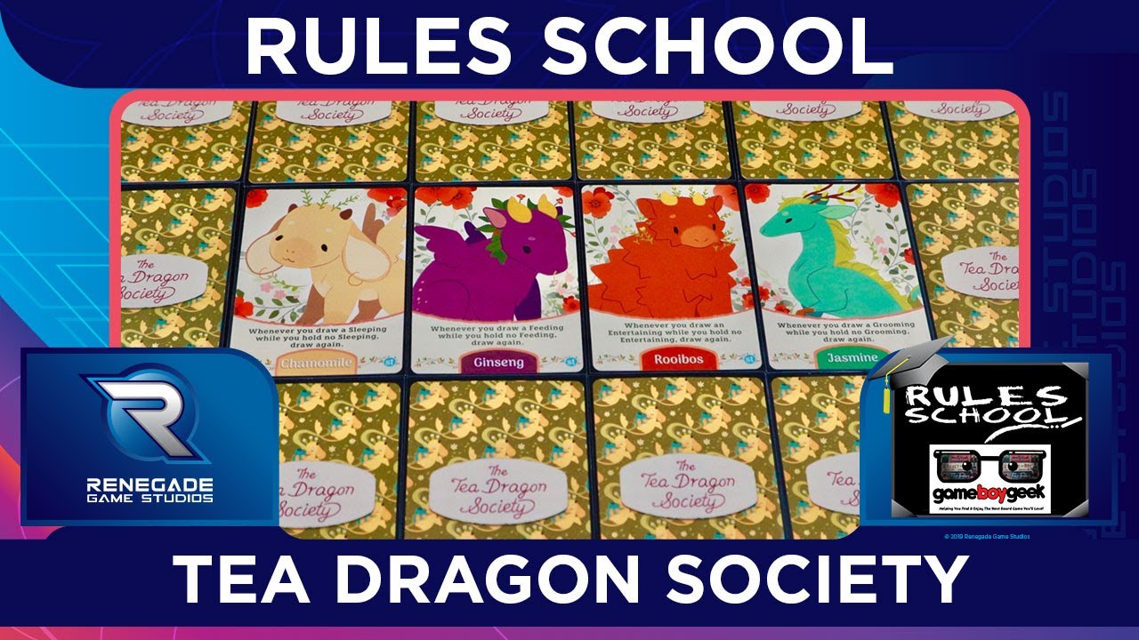 How To Play The Tea Dragon Society Rules School With The Game Boy Geek Youtube