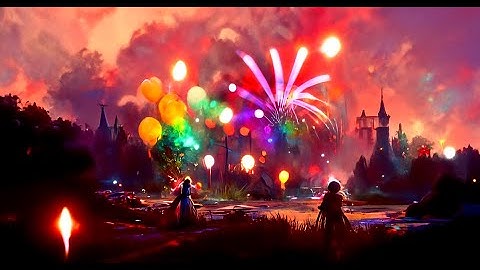 Disco Diffusion (v5.2) Animation AI Art Video | Fireworks