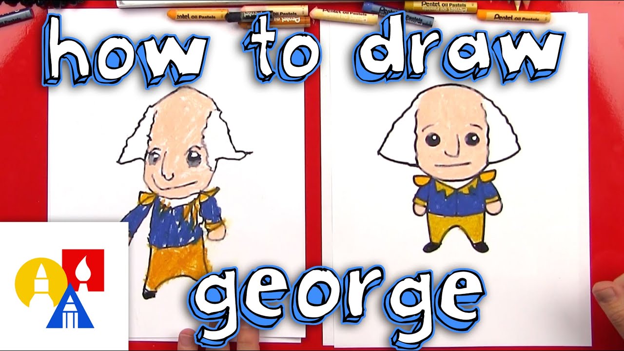 How To Draw A Cartoon George Washington - YouTube