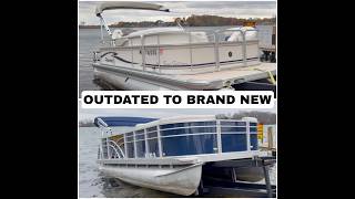 I Made This Old Pontoon Boat Look New (Restoration)