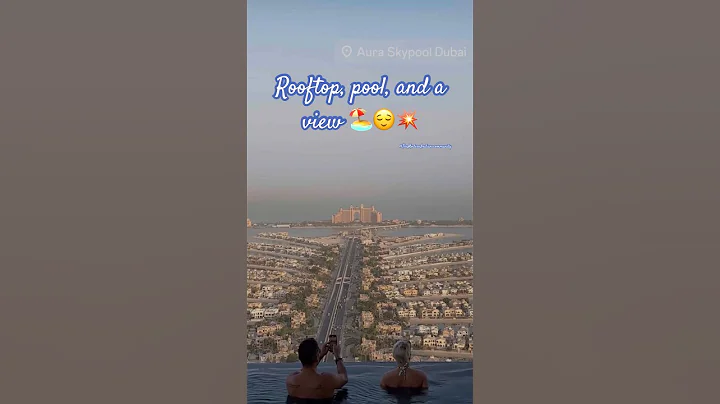 Aura Skypool Dubai | World’s Highest 360° Infinity Pool Experience 🏖️✨ #travelshorts #dubai #pool