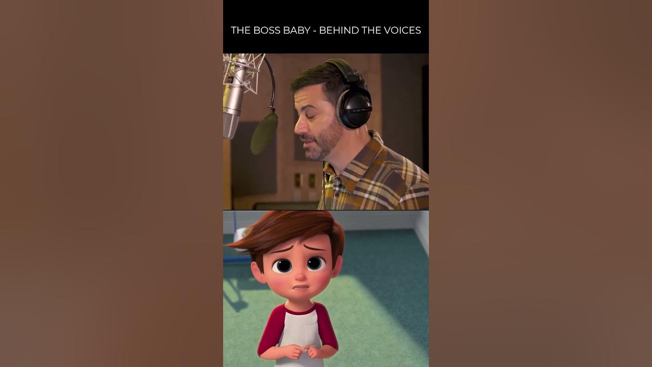 BEHIND THE VOICES - THE BOSS BABY #Shorts