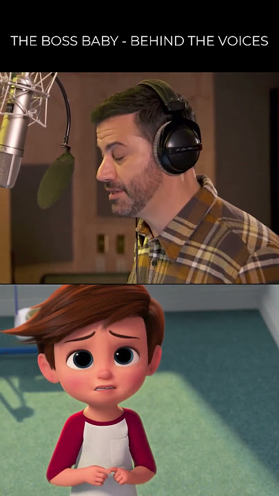 BEHIND THE VOICES - THE BOSS BABY #Shorts