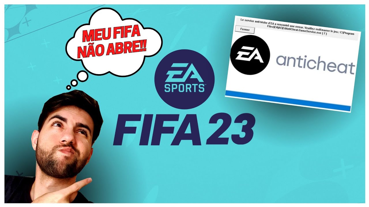 FIFA 23 ERRO ANTICHEAT RESOLVIDO DE VEZ! PRA QUEM NÃO CONSEGUIU GAME PASS,  EA, ORIGIN, STEAM E EPIC 