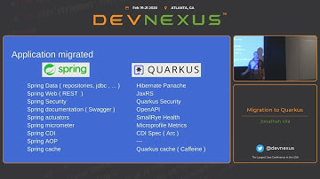 Devnexus 2020   Migration to Quarkus   Jonathan Vila