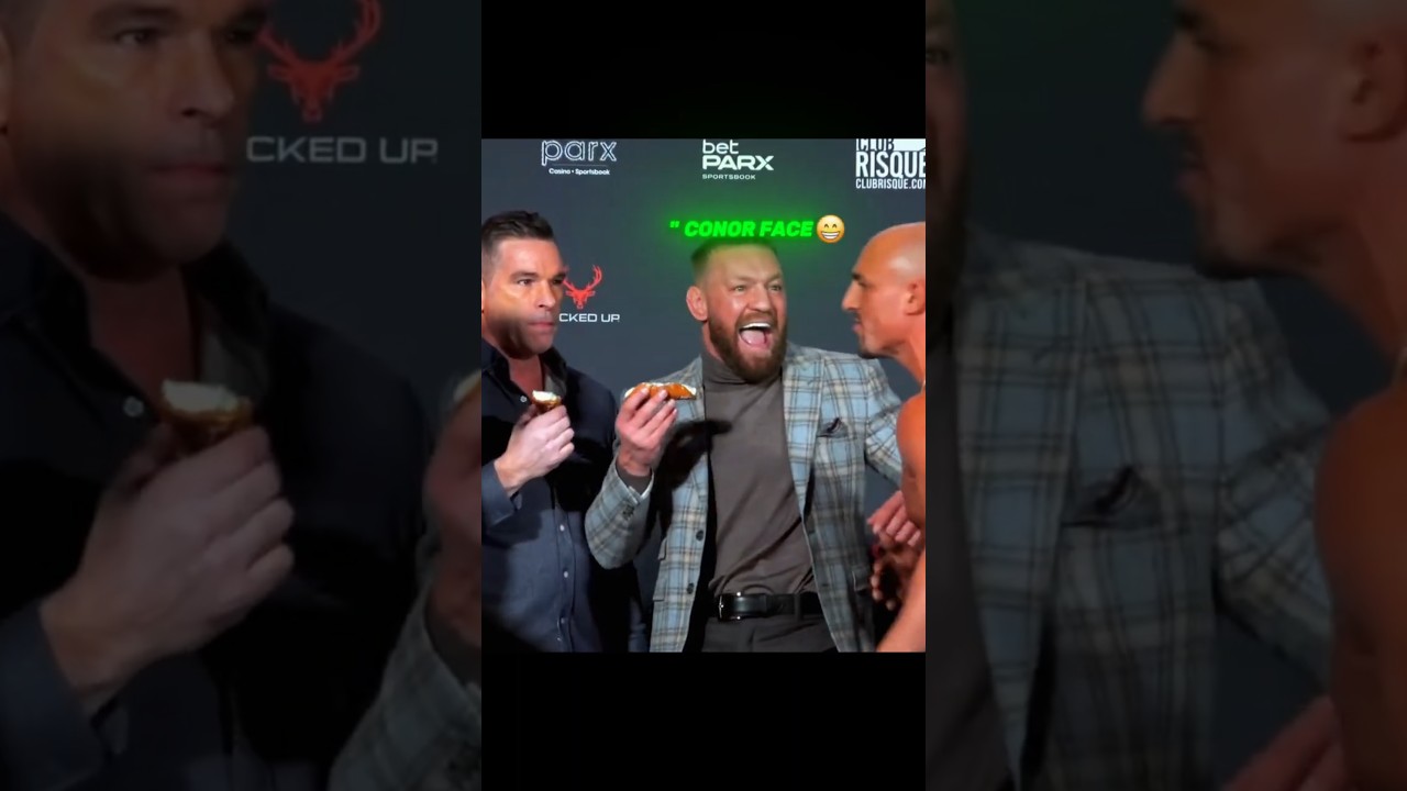 Conor mcGregor funniest face-off 😂😂