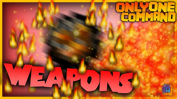 Minecraft: Weapons in only one command! (1.8)