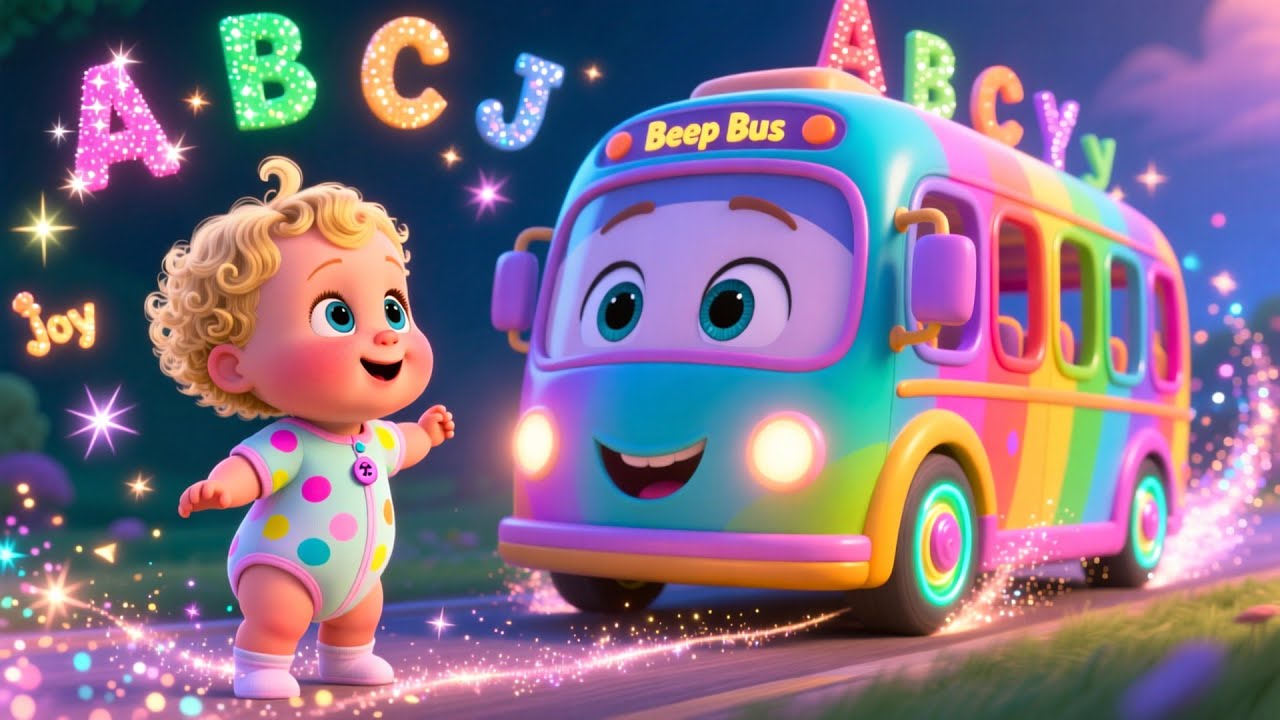 Beep Bus ABC Baby Play 🚌🔤 Alphabet Song for Kids | Learn ABC with Fun Bus Ride
