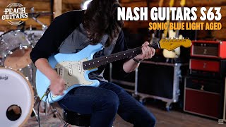No Talking...Just Tones | Nash Guitars - S63 | Sonic Blue Light Aged
