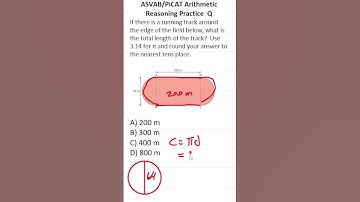 ASVAB/PiCAT Math Knowledge Practice Test Q: Perimeter of a Shaded Region #acetheasvab w #grammarhero