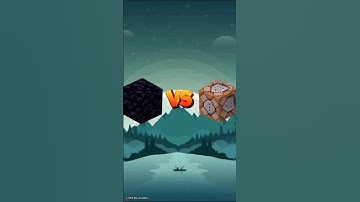 Obsidian Vs All Blocks And Command Block 🔥 #shorts #block #minecraft#shorts #block #minecraft