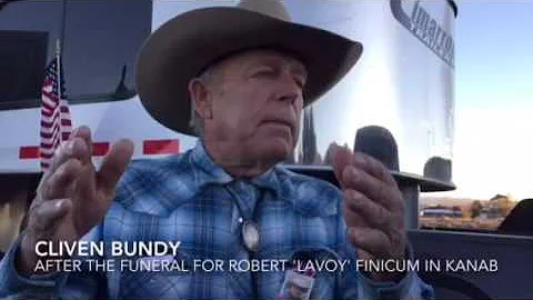 Cliven Bundy speaks after Kanab funeral for LaVoy Finicum