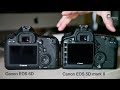 Canon EOS 6D e EOS 5D Mark II: confronto estetica e comandi