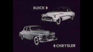 1950 Chrysler New Yorker vs Buick Roadmaster Dealer Promo Film 1950 Buick Roadmaster Special Tony Takes His New Classic Car To Johnny