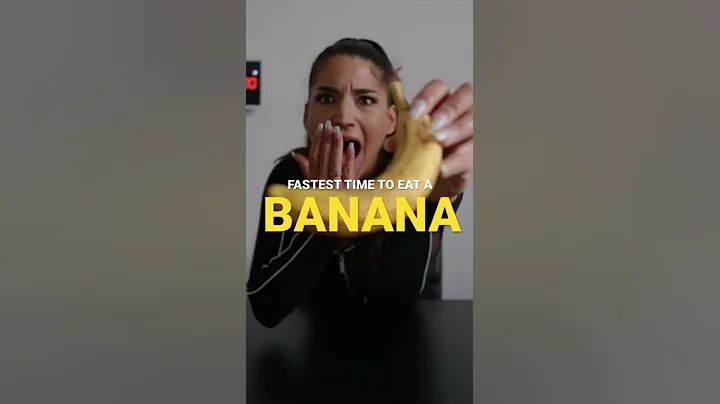 FASTEST TIME TO EAT A BANANA | WORLD RECORD