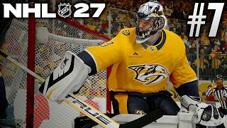 NHL 27 Be a Pro | Dorsal Finn (Goalie) | EP7 | FIRST CAREER NHL WIN?