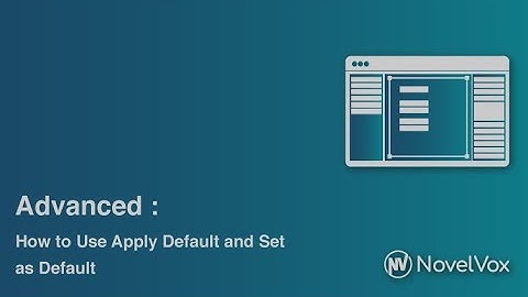 19 Advanced: How to use Apply Default and Set As Default (FGD for Cisco Finesse)