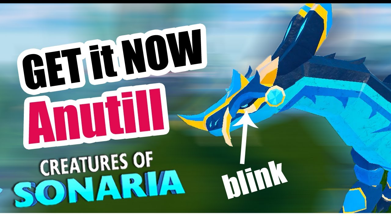 Anutill! BLINK! NEW DEV creatures of Sonaria / showcase - YouTube