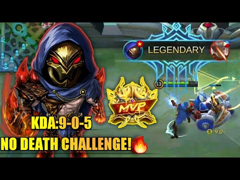 NO DEATH CHALLENGE | LEGENDARY ALDOUS | OFFLANE ALDOUS | Mobile Legends