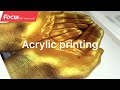 FocusInc Alpha-Jet uv printer printing on arcylic with bright colors and fast printing!