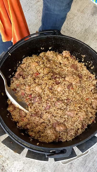 3 lbs rice jambalaya! #cooking #recipe #louisiana #foodie #jambalaya