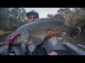 Living out of the tinny for a week on the river - Topwater MURRAY COD FISHING