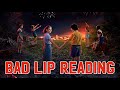 Lip reading  stranger things season 3  episode 1 max and mikes romance