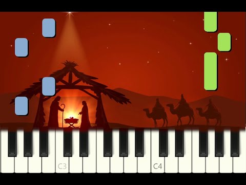 piano tutorial "THE FIRST NOEL" Traditional Christmas Carol, with free sheet music (pdf)