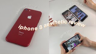 iphone 8 aesthetic review 2021 + game test + camera test 🌸 and more ~