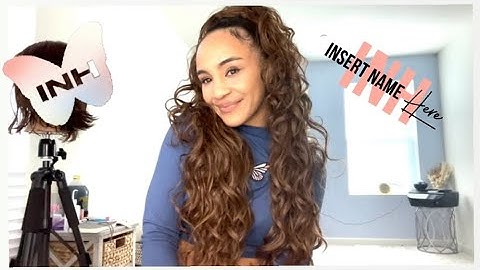 INSERT NAME HERE HAIR HONEST REVIEW & | Chloe half up Half down pony INH