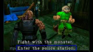 Doomguy dances in Raccoon City: