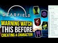 Starfield - Don&#39;t Ruin Your Character! Watch This BEFORE Picking Your Traits and Skills
