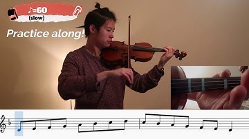 Mastering Violin Scales Grade 1-3 (Grade 2): D Minor natural Scale (Play-along Series)