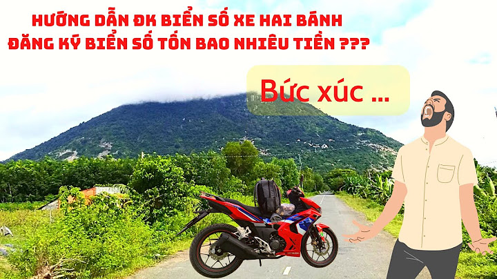 Đăng ký biển số xe máy hết bao nhiêu tiền