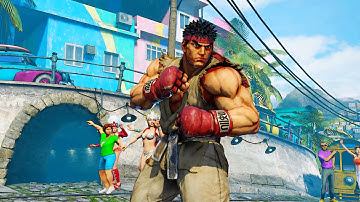 Street Fighter V Ryu Story Gameplay - No Commentary