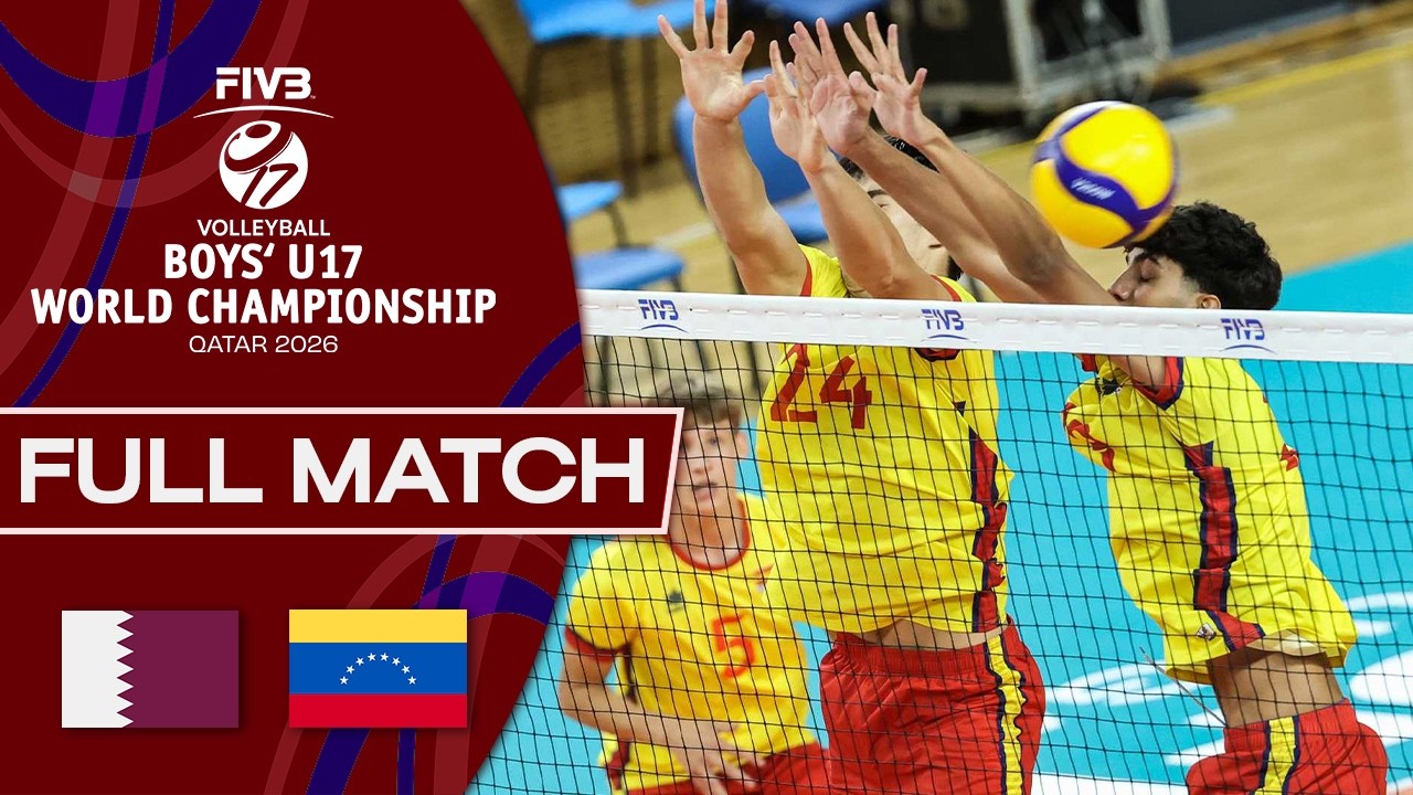Qatar vs. Venezuela - Pool Play | Boys' U17 World Championship - 2026