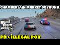CHAMBERLAİN MARKET SOYGUNU | PD + İLLEGAL POV | EİGHTBORN RP GTA V EFSANE KAÇIŞ