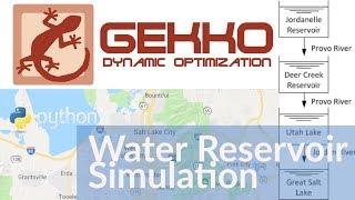 Water Reservoir Simulated with GEKKO Python