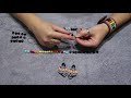 Three Loop Beaded Earring Tutorial by Sister Beads