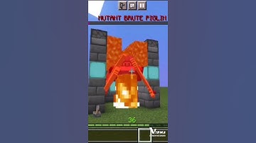 how to work is mutant piglin troll trap | funny video |#shorts #trending