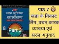 NCERT \ CBSE Class 8 Hindi Vyakaran Chapter 7 Sangaya ke Vikara: ling ,vachan,karak With Explanation