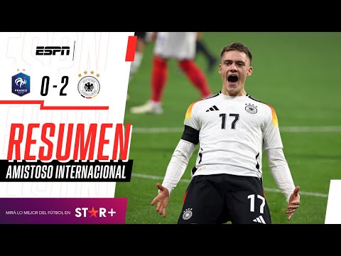 France vs Allemagne (0-2) : vidéo, buts et résumé du match international |  FOOTBALL INTERNATIONAL