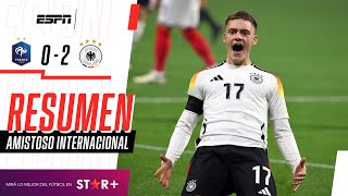 Thumbnail for ¡LA MÁQUINA FUE MUCHO MÁS Y NO TUVO PIEDAD CON LOS GALOS EN LYON! | Francia 0-2 Alemania | RESUMEN