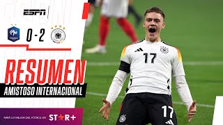 ¡LA MÁQUINA FUE MUCHO MÁS Y NO TUVO PIEDAD CON LOS GALOS EN LYON! | Francia 0-2 Alemania | RESUMEN