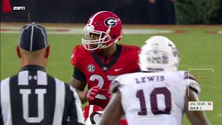Georgia vs Mississippi State NCAA Football Highlights 2017